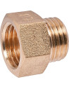 Raccord égal laiton à visser F 3/4" - M 3/4" (MF 20x27)