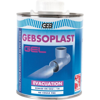 Colle PVC Gel Geboplast GEB - Pot 1000 ml