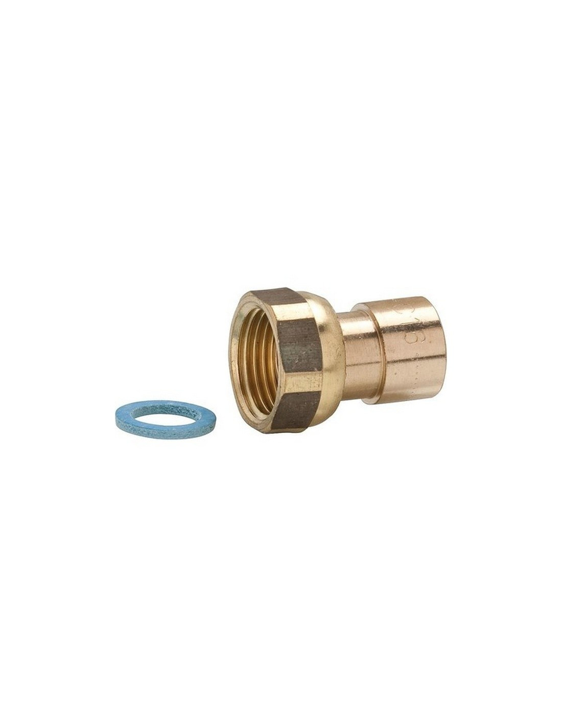 Raccord gaz 2 pièces 1/2 à souder pour tube cuivre Ø 16 mm - CLESSE  CD02003C