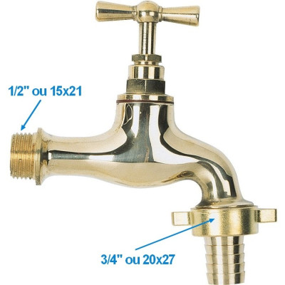 Raccord robinet en laiton 1/2 – DISPLANET