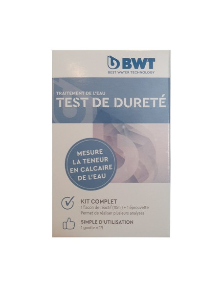Kit test mesure de dureté de l'eau BWT - Plomberie Online