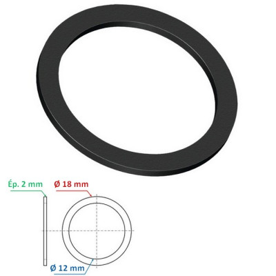 Robinet de vidange en plastique: diamètre nominal 18 mm