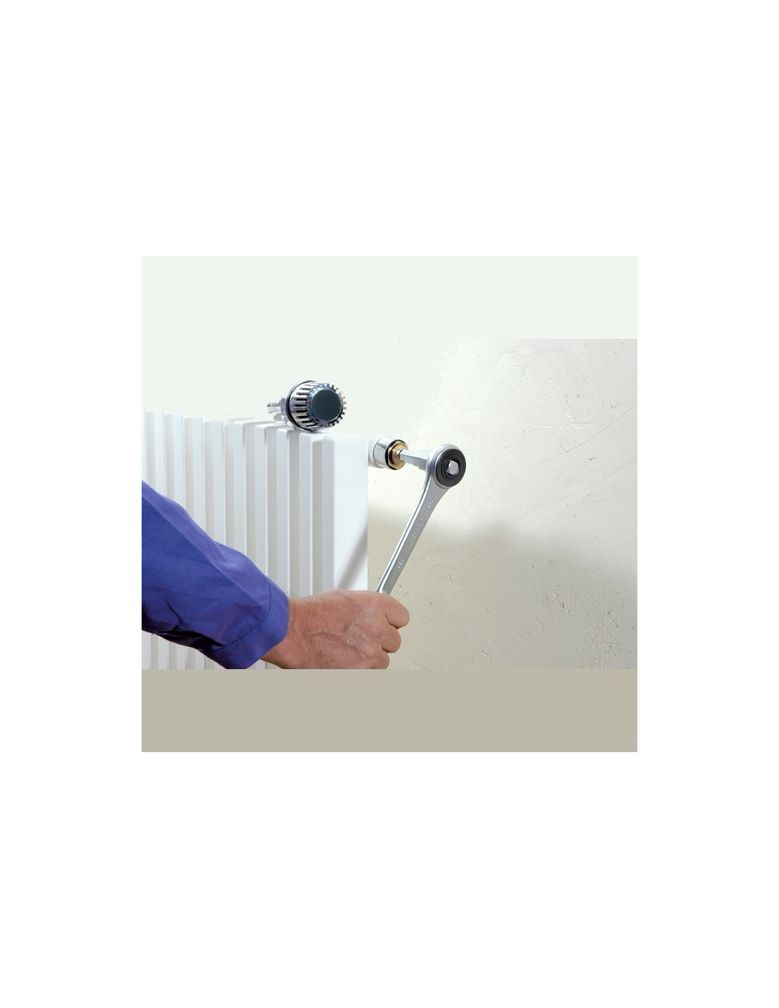 Clé à paliers de radiateur pratique Clé de radiateur Outil à main