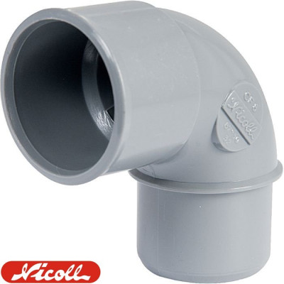 Coude 87°30 MF PVC à coller NICOLL