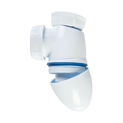 Nicoll Easyphon Siphon avec joint comprimé pour évier, avec raccord pour  lave-vaisselle (LM-0224408) - Livea Sanitaire