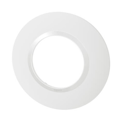 Plaque ronde de finition  blanc deco DOOXIE - LEGRAND
