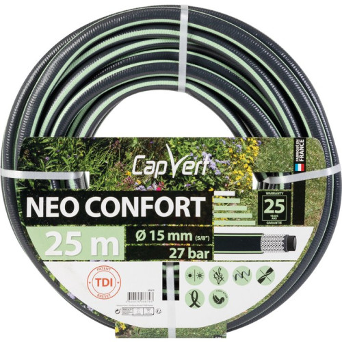 Tuyau d'arrosage Ø int. 15 mm Neo Confort L 25 m - CAPVERT