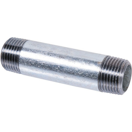 Mamelon fileté 1" (26x34) L 300 mm en tube acier galvanisé