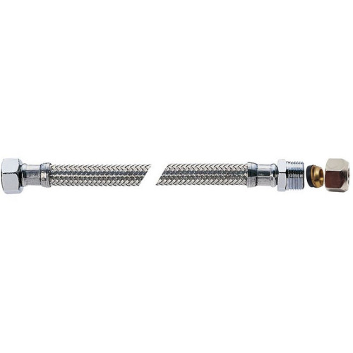 Flexible Inox Femelle 1/2" - Ø 10 mm raccord à compression L 300 mm - TUCAI
