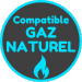 Matériel compatible gaz naturel